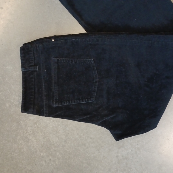 Tahari Black Stretch Cotton Corduroy Straight Leg Pants- Sz. 12 - Picture 9 of 9